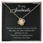 To My Soulmate | Love Knot Necklace