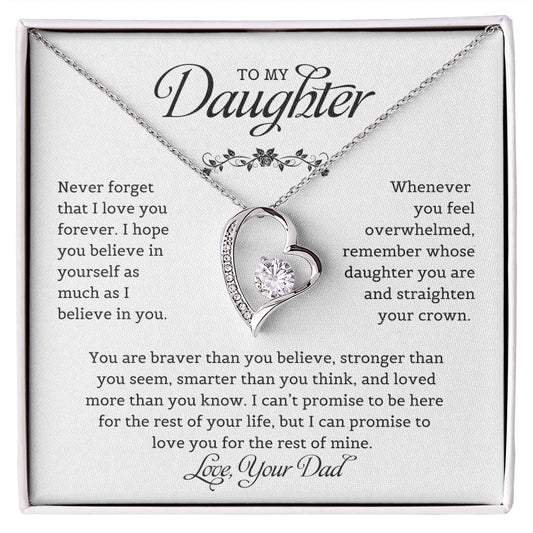 To My Daughter | Forever Love Necklace